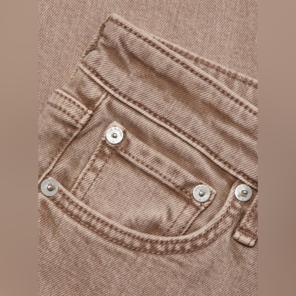 NWOT - Rag & Bone - Nina High Rise Cigarette Jeans in Rose Glitz - Size 25 Waist - Picture 5 of 11